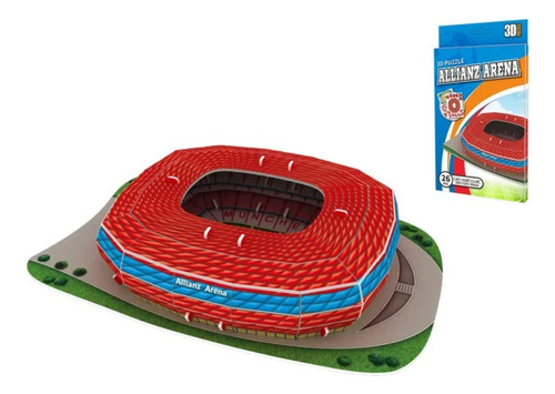 Quebra Cabeça Puzzle 3d Estádio Futebol Allianz Arena